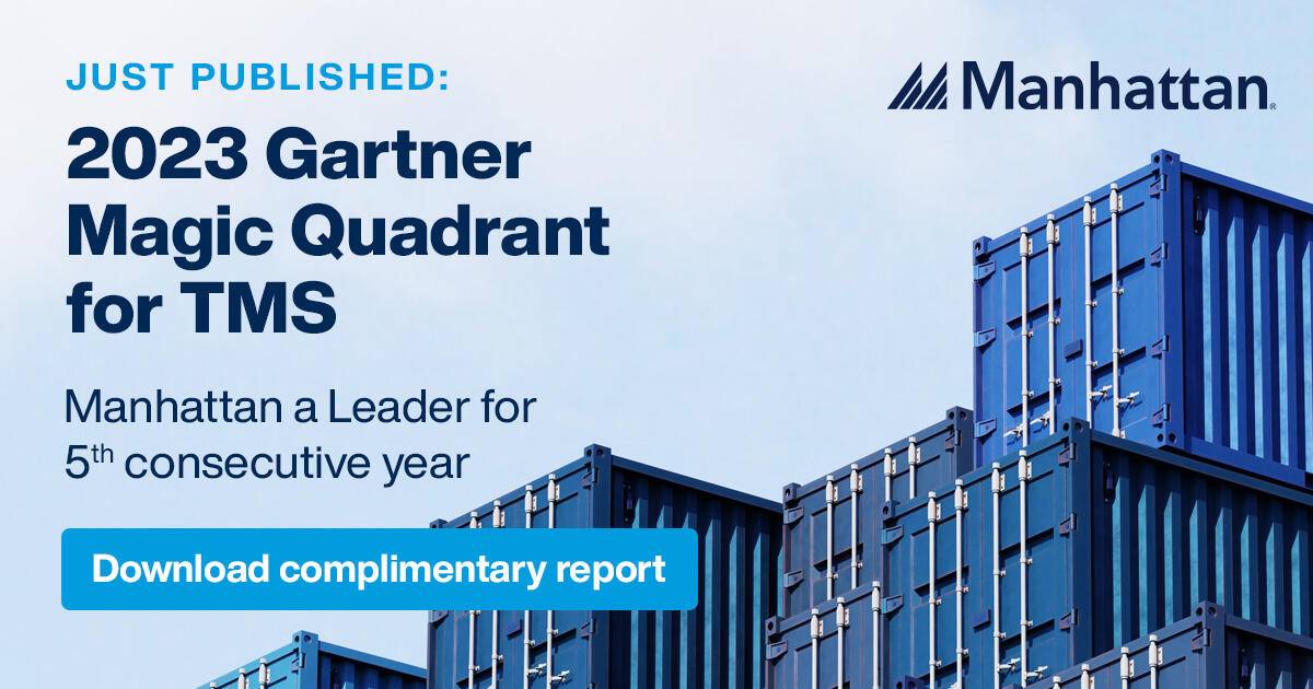 2023 Gartner TMS 魔力象限报告